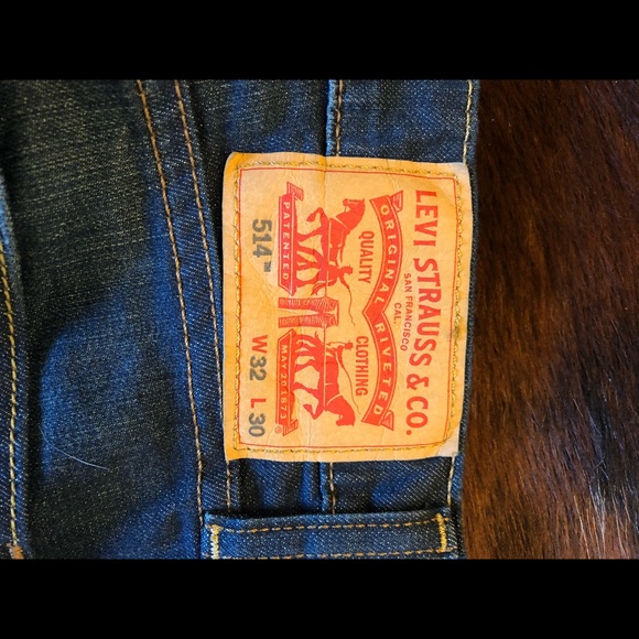 Levi 514 Midnight Blue Jeans - Picture 3 of 4